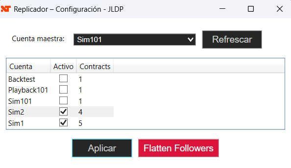 REPLICADOR Ninja Trader 8 - Ninja Trader 8